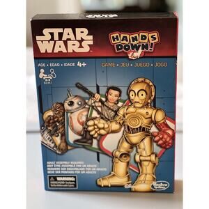 Star Wars Hands Down Card Board Spinner Game Disney Hasbro EUC Complete